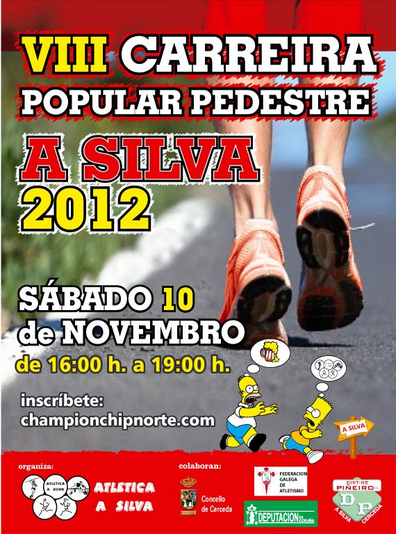 VIII Carreira Popular Pedestre A Silva 2012