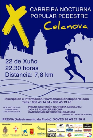 X Carreira Pedestre Nocturna Celanova 2013