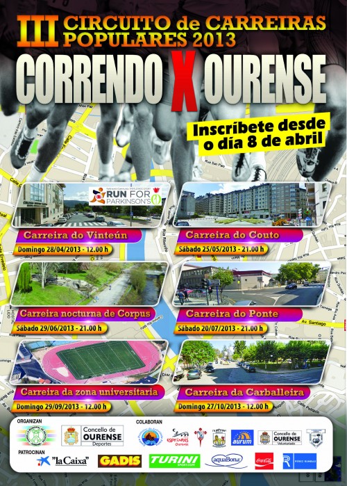 III Circuito de carreiras populares CORRENDO POR OURENSE. Carreira Nocturna