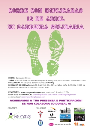 Corre con implicadas. III Carreira Solidaria