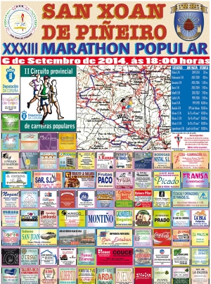 XXXIII Maraton Popular de San Xoan de Piñeiro