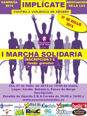 I Marcha Solidaria Implícate Contra a Violencia de Xénero