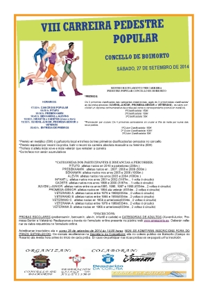VIII Carreira Pedestre Concello de Boimorto