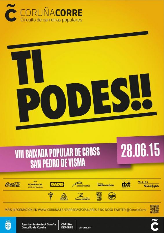 VIII Baixada Popular Cross San Pedro. Circuito Coruña Corre