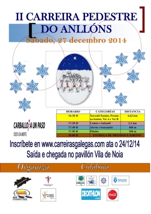 II Pedestre do Anllons &#8211; Trofeo de Nadal