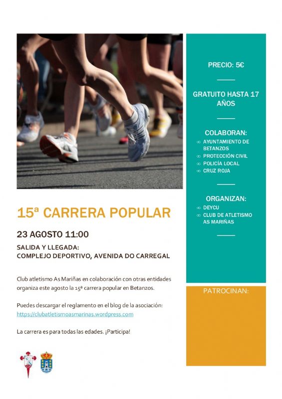 I Carreira Popular Concello de Betanzos. Consorcio das Mariñas