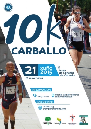 III CIRCUITO DEPUTACION &#8211; V Carreira Popular 10 Km. Concello Carballo