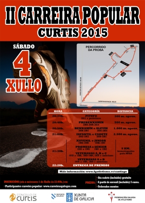 II Carreira Popular Curtis-5K Concello de Curtis