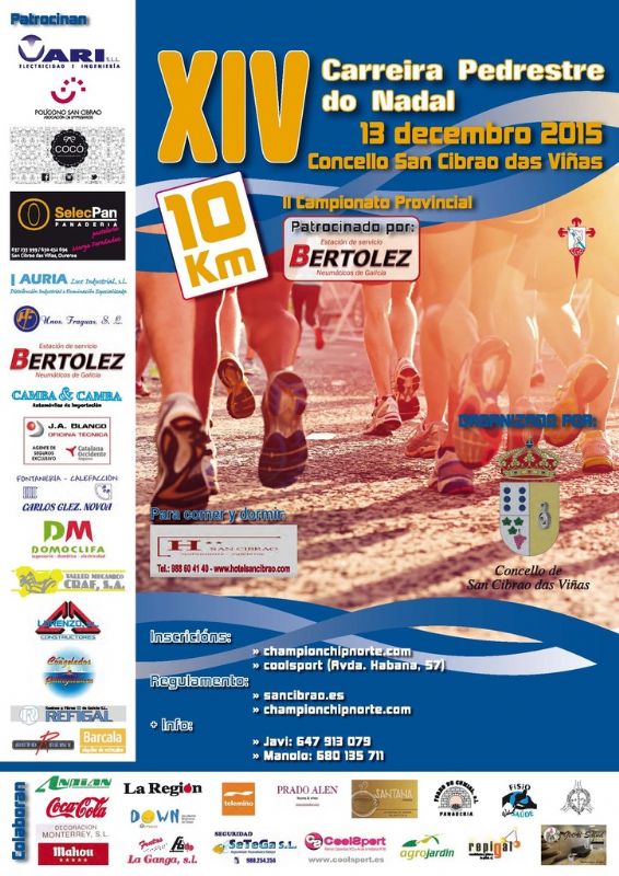 XIV Carreira Pdedestre do Nadal. II Cto. Provincial