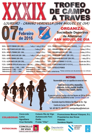 XXXIX Trofeo de Campo a Traves San Miguel