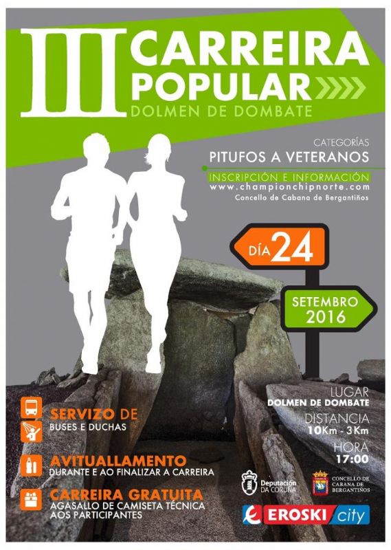 III Carreira Popular Dolmen Dombate. IV Circuíto Carreiras Populares Dep. Provincial A Coruña