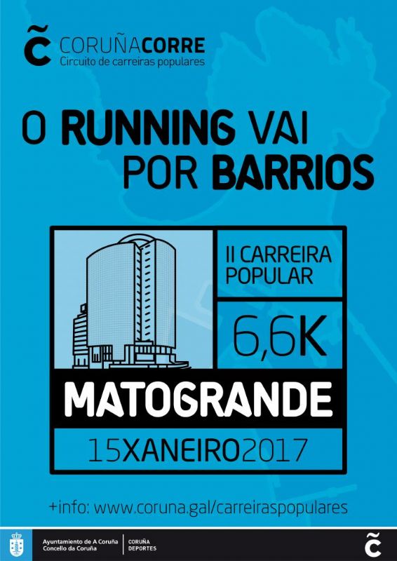 II Carrera Popular Matogrande. Circuíto Coruña Corre