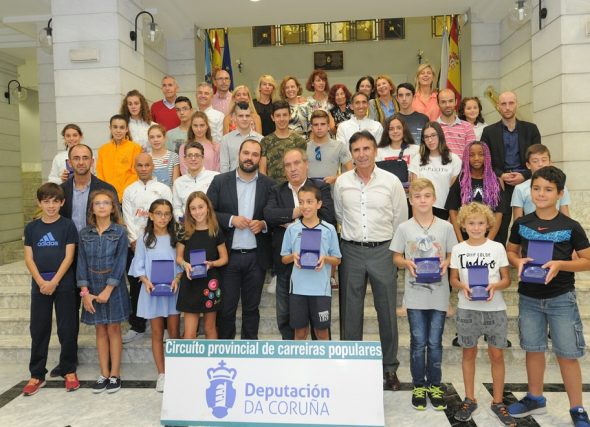 Entrega dos premios do IV Circuito Carreiras Populares Deputación da Coruña