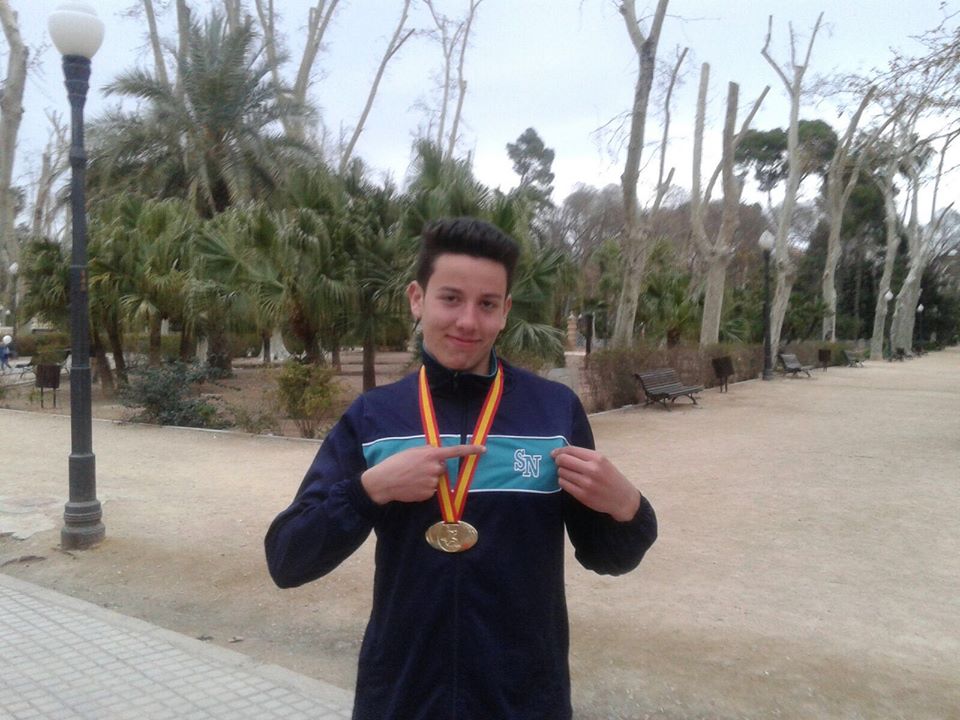 Récord galego e mínina europea para Nicolás García en disco