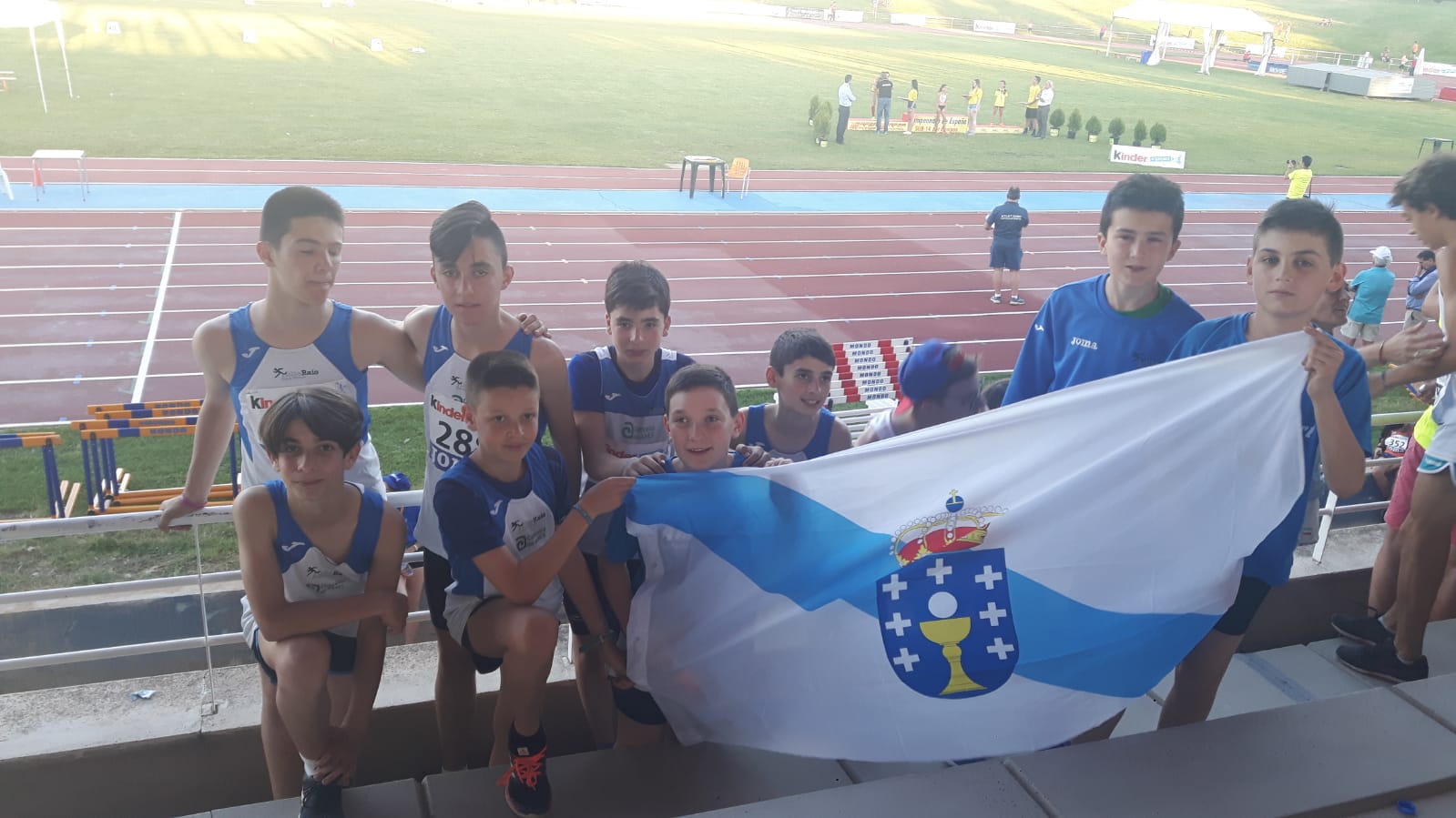 A pista e a ruta marcaron a axenda para os Sub14 e os Máster