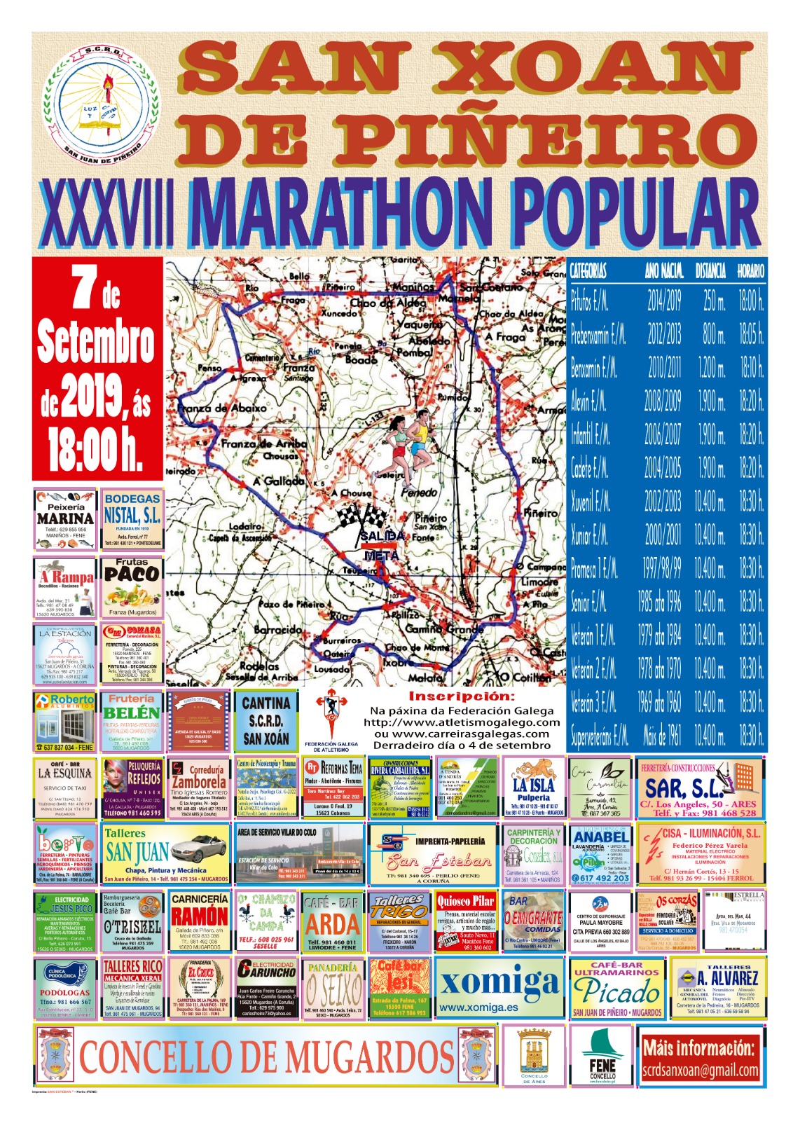 XXXVIII Maratón Popular San Xoán de Piñeiro