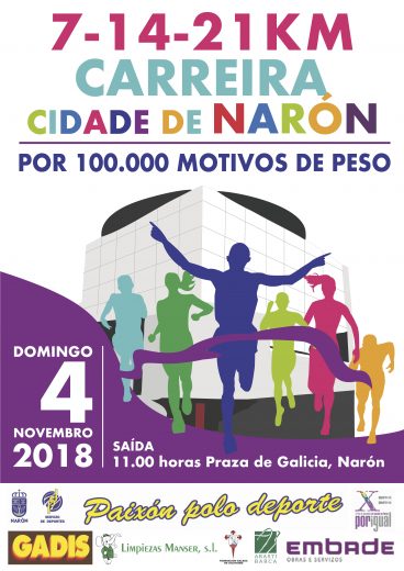 Carreira Cidade de Narón 7 &#8211; 14 &#8211; 21 Km.