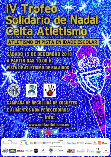 IV Torneo Solidario de Nadal Celta de Atletismo – Cancelada
