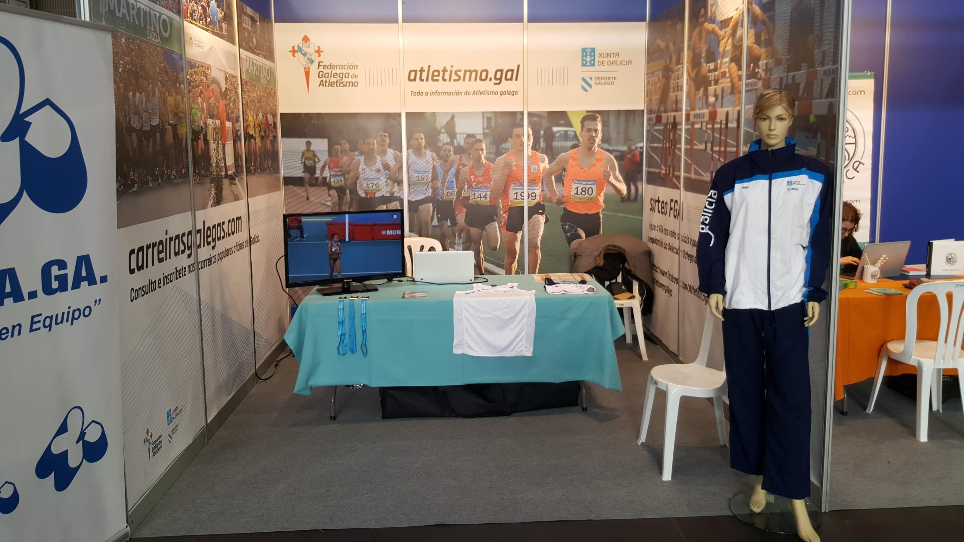 A Federación Galega de Atletismo presente en Sportur