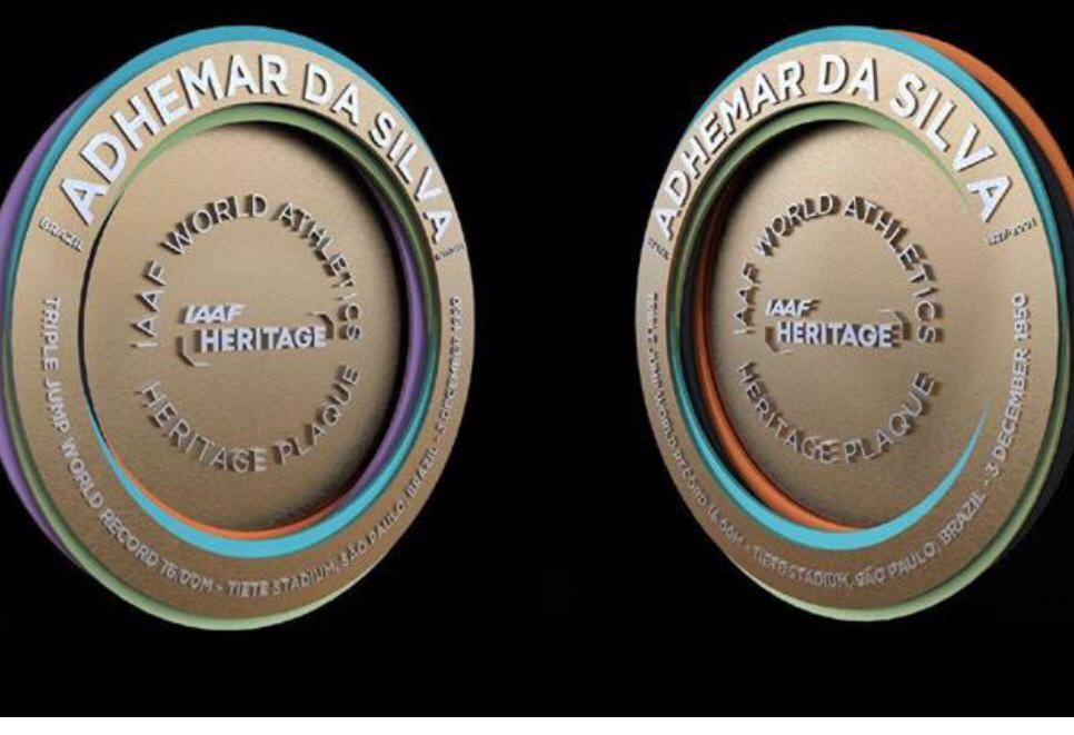 Placa ao Patrimonio Mundial para o G.P. de Marcha Cantones
