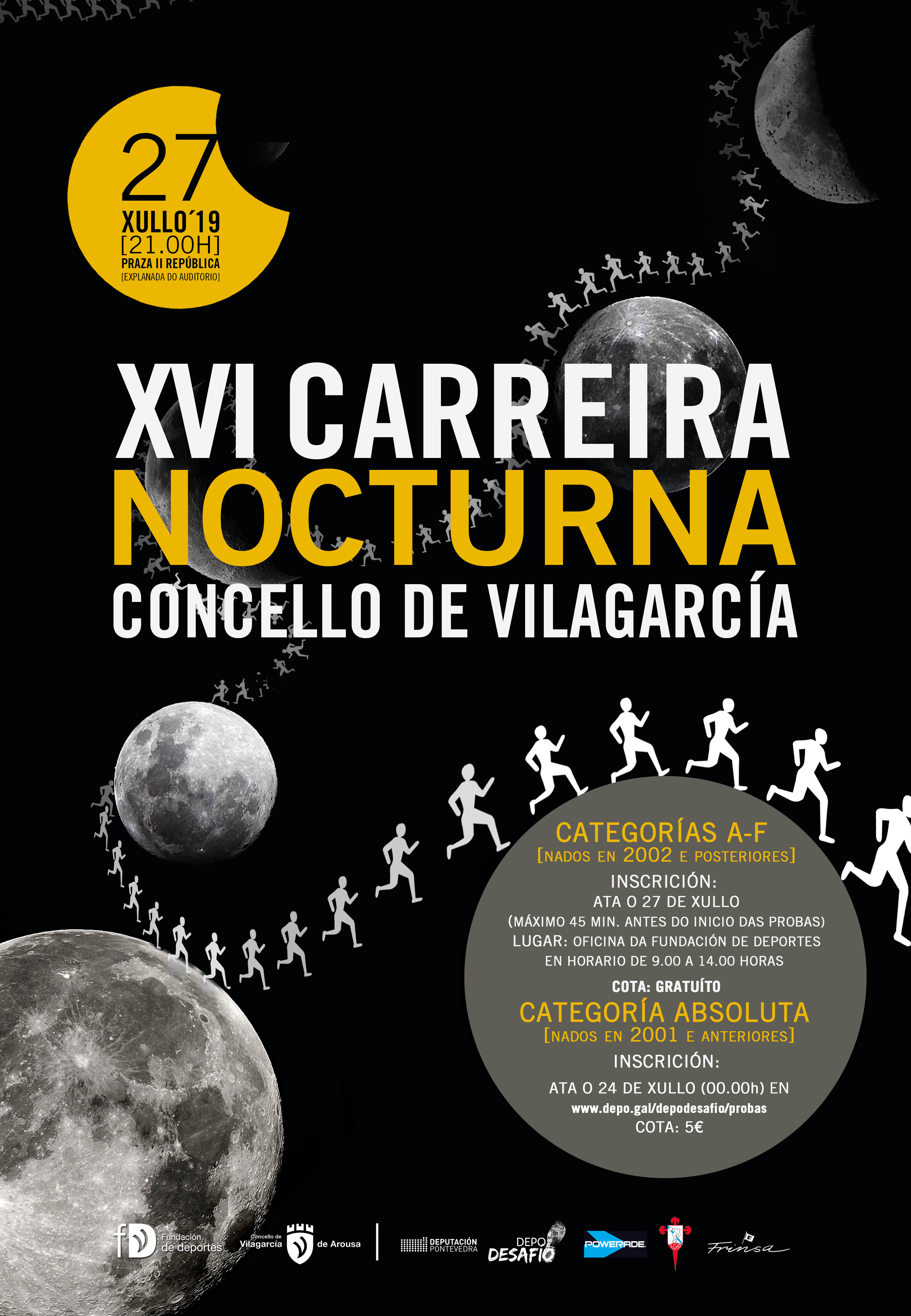 XVI Carreira Nocturna Concello de Vilagarcía