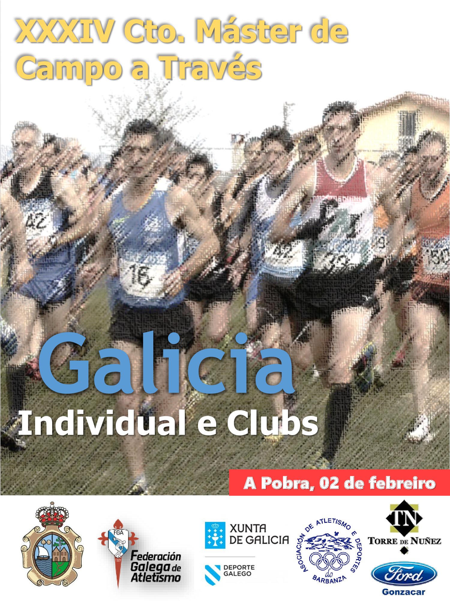 XXXIV Campionato de Galicia Máster de Campo a Través Individual e Clubs