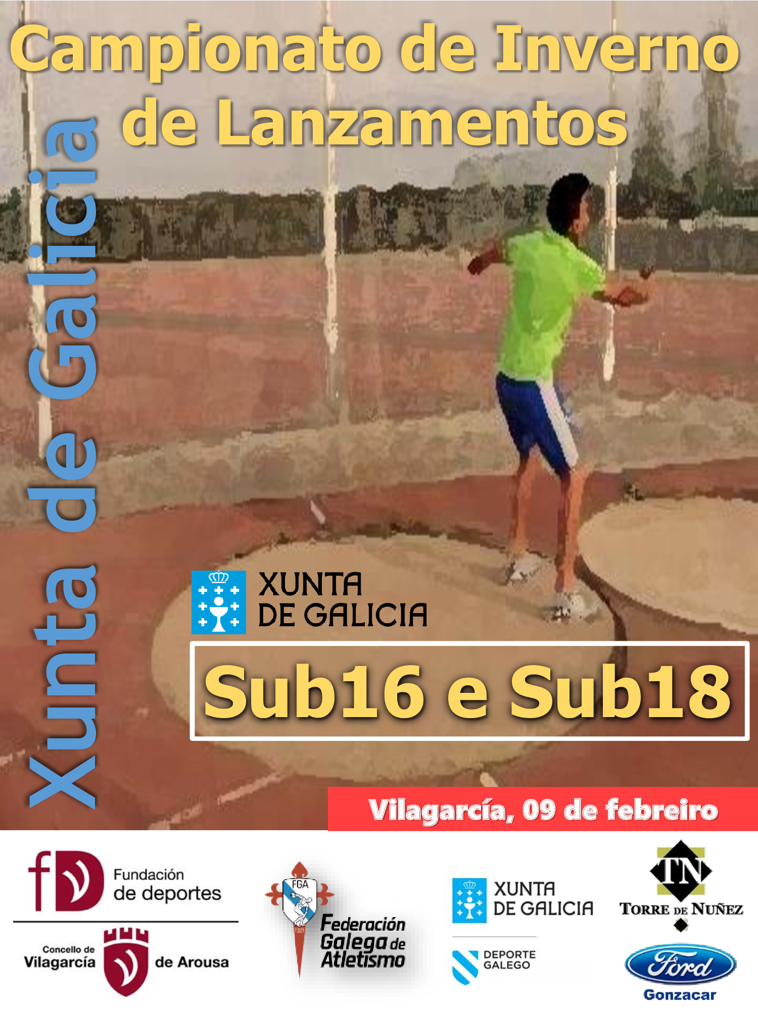 Campionato de Galicia de Inverno de Lanzamentos de Menores 2020 (Sub 16 e Sub 18)