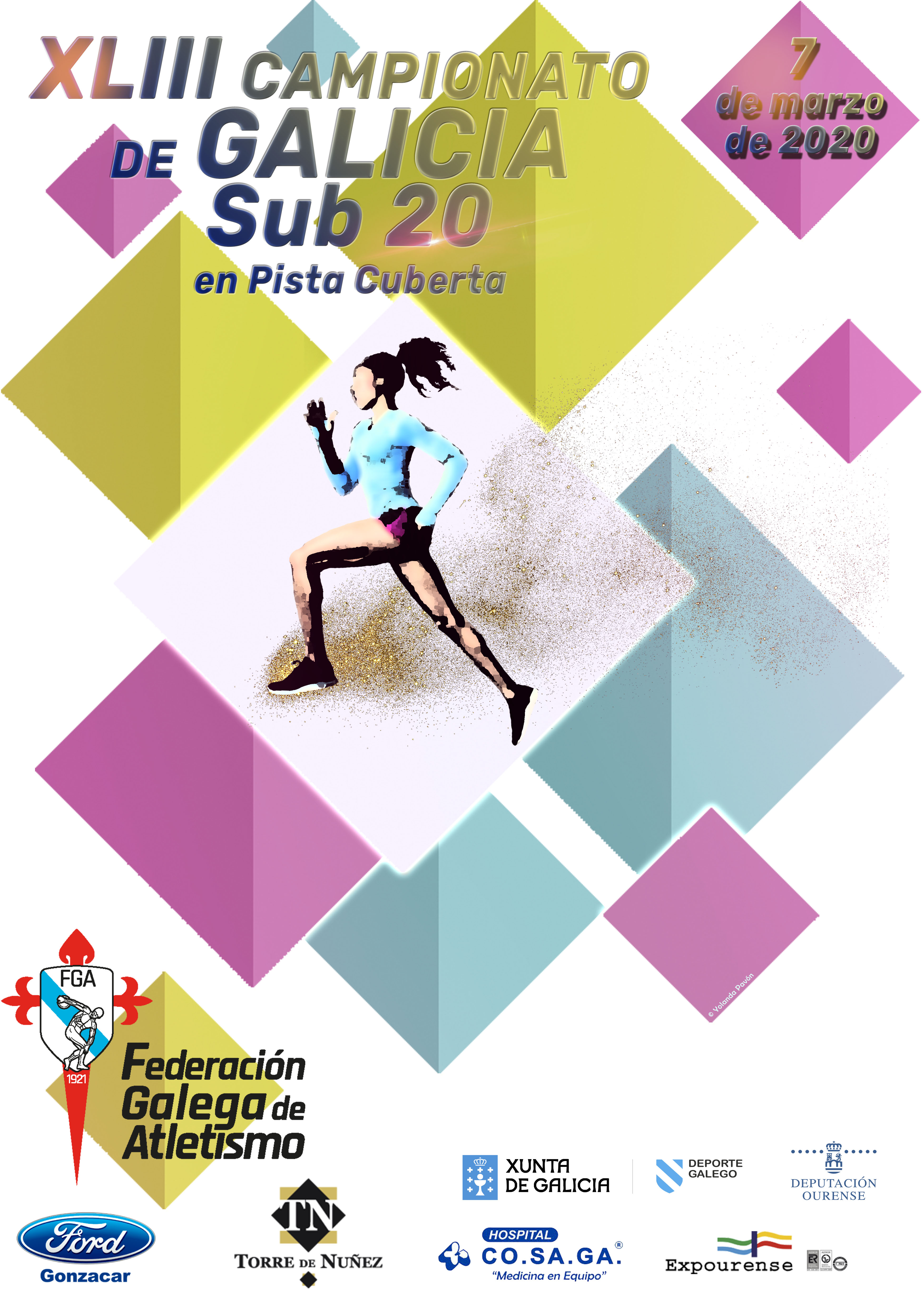 XLIII Campionato de Galicia Sub20 en Pista Cuberta
