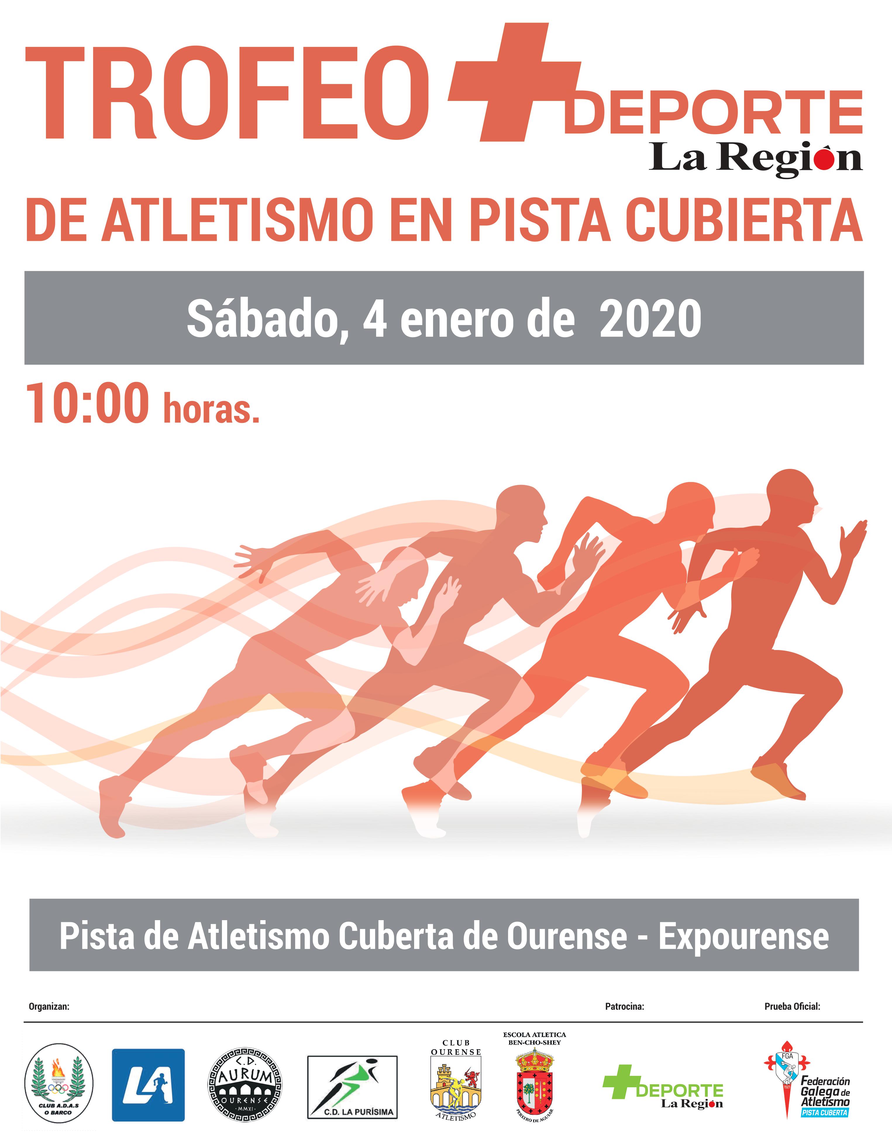 Trofeo + Deporte La Región de Atletismo en Pista Cuberta