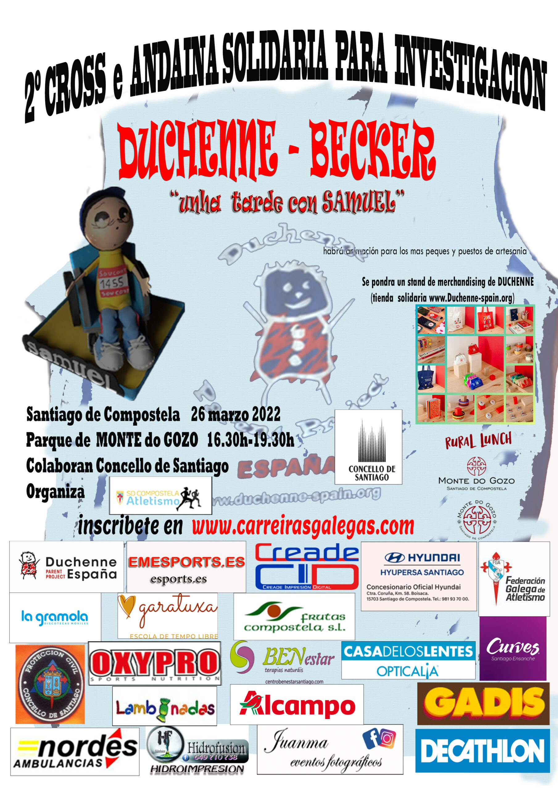 II Cros Solidario en favor da Investigación de Duchenne e Becker “Unha tarde con Samuel”