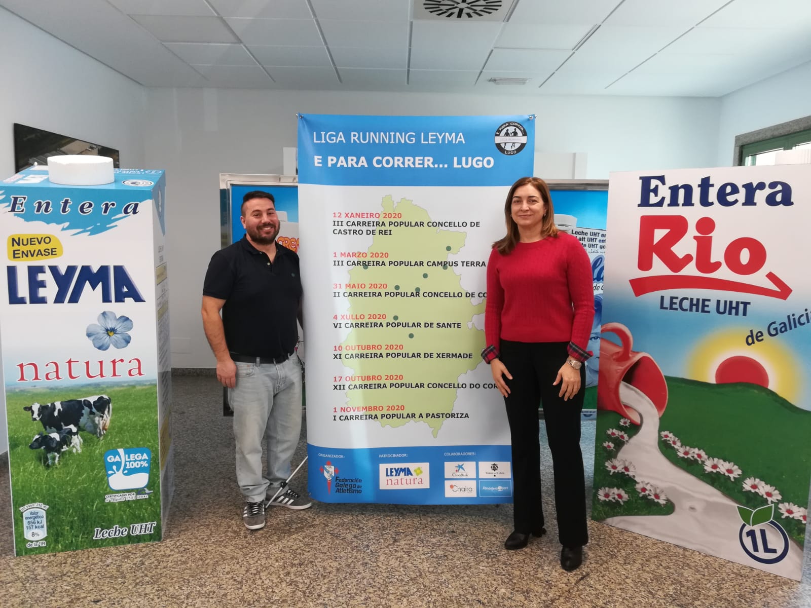 Grupo Leche Río, patrocinador da Liga Running Leyma