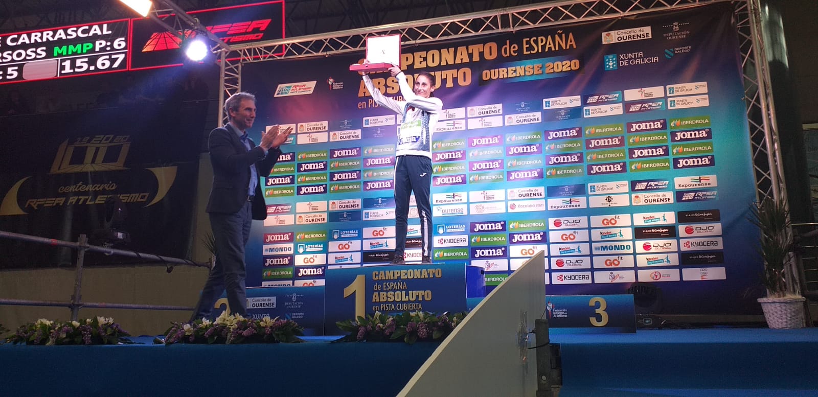 O atletismo Galego recoñece a Soli Pereira