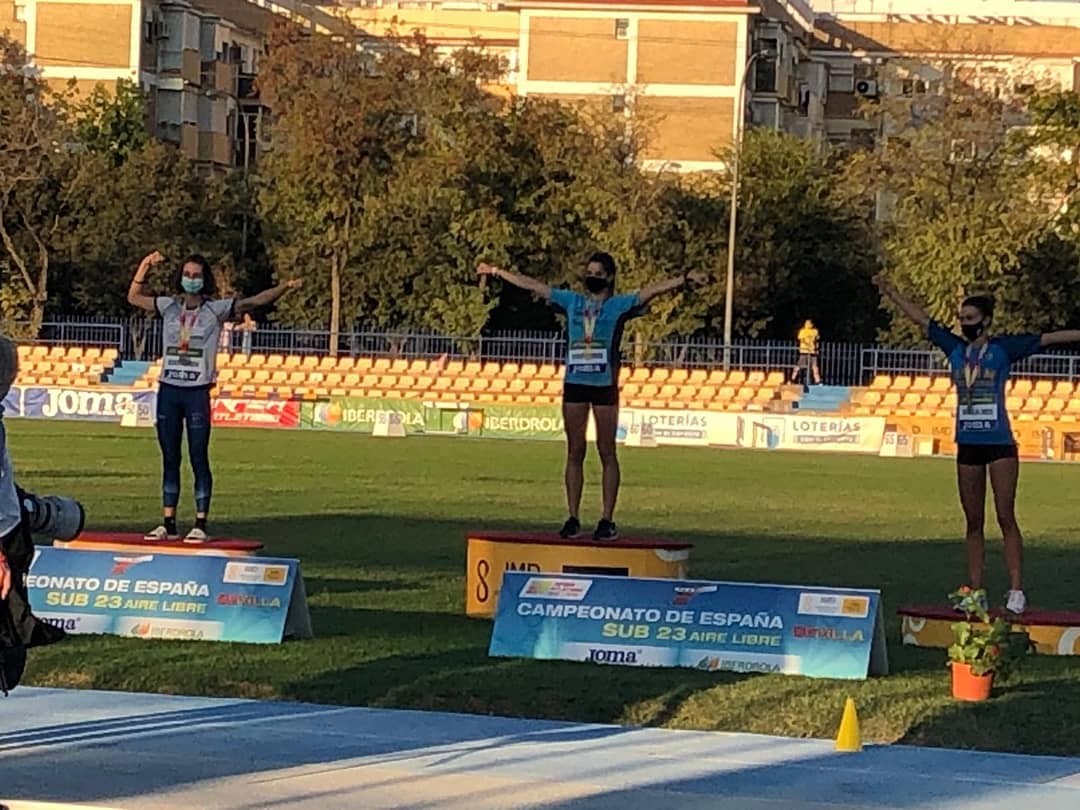 Sete medallas para o atletismo galego no nacional sub23