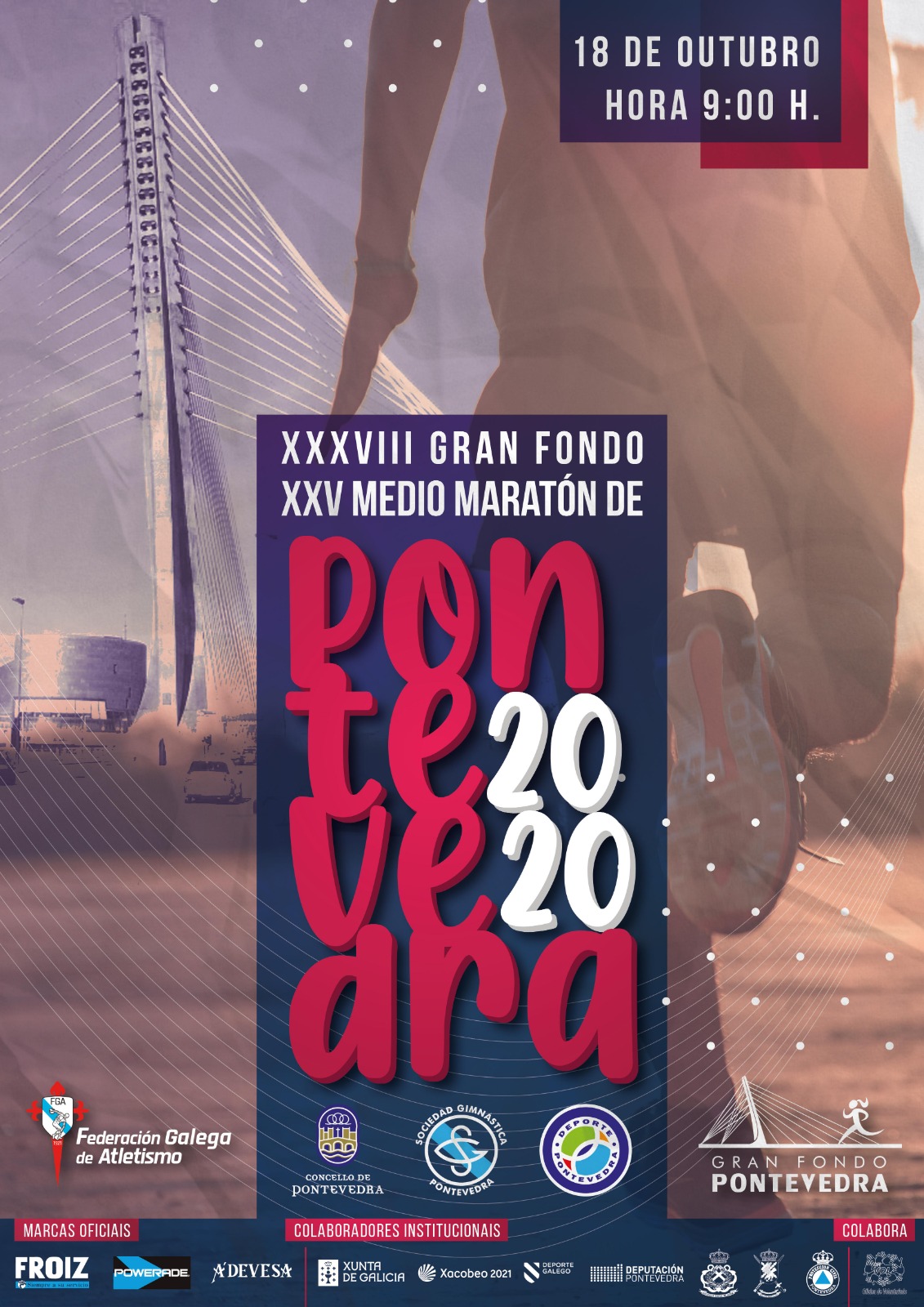 XXXVIII Gran Fondo – XXV Medio Maratón Pontevedra 2020