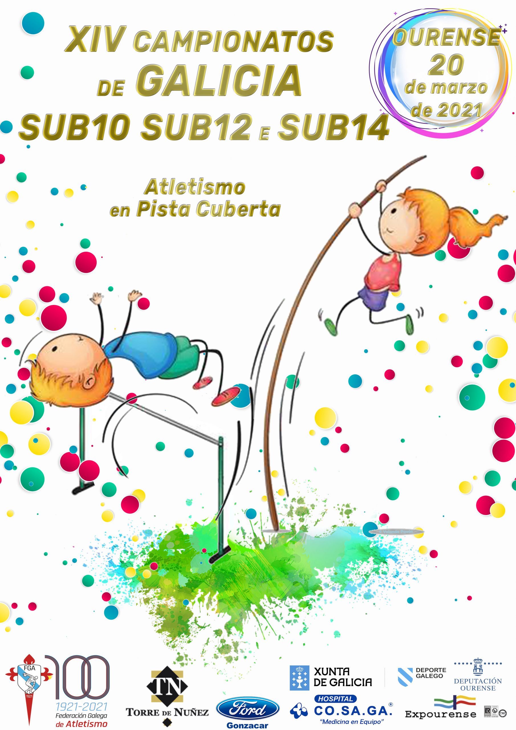 XIV Campionato de Galicia Sub10 – Sub12 – Sub14 en Pista Cuberta