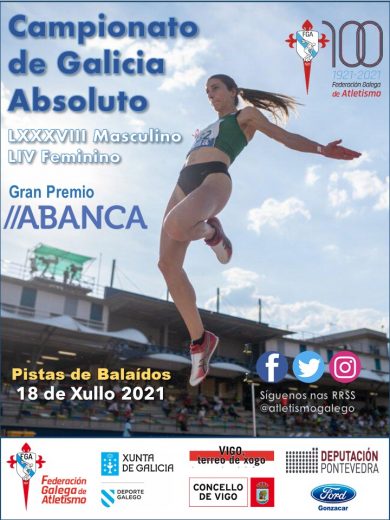 LXXXVIII Campionato de Galicia Absoluto Masculino – LIV Campionato de Galicia Absoluto Feminino ao Aire Libre