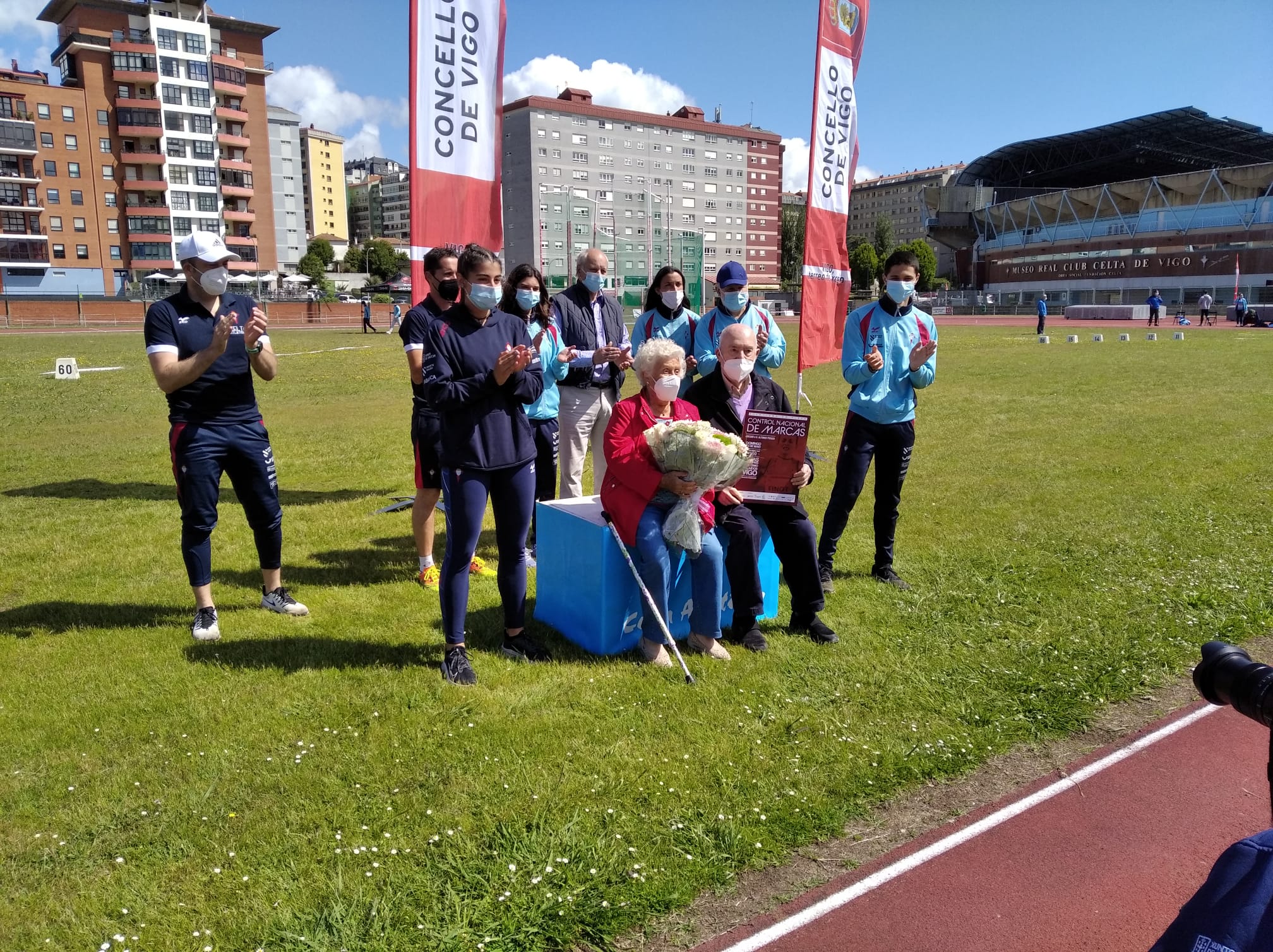 Homenaxe en Vigo á historia máis viva do atletismo