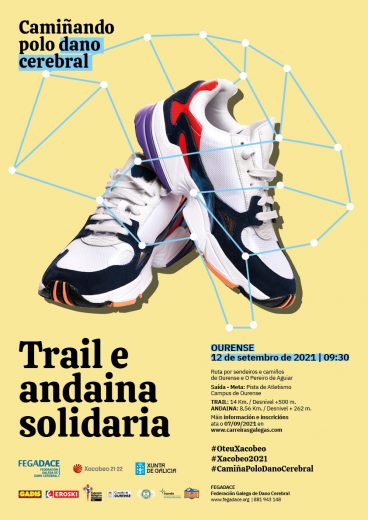 I Trail e Andaina Solidaria &#8220;Camiñando polo Dano Cerebral&#8221;