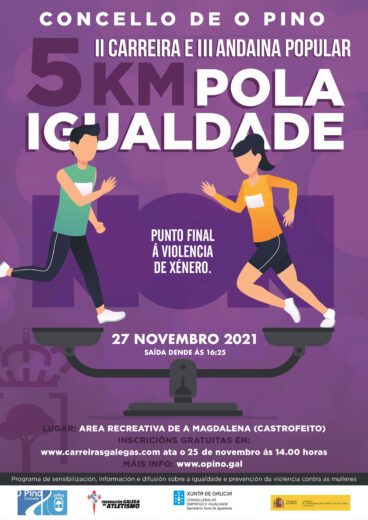 II Carreira e III andaina 5Km pola Igualdade