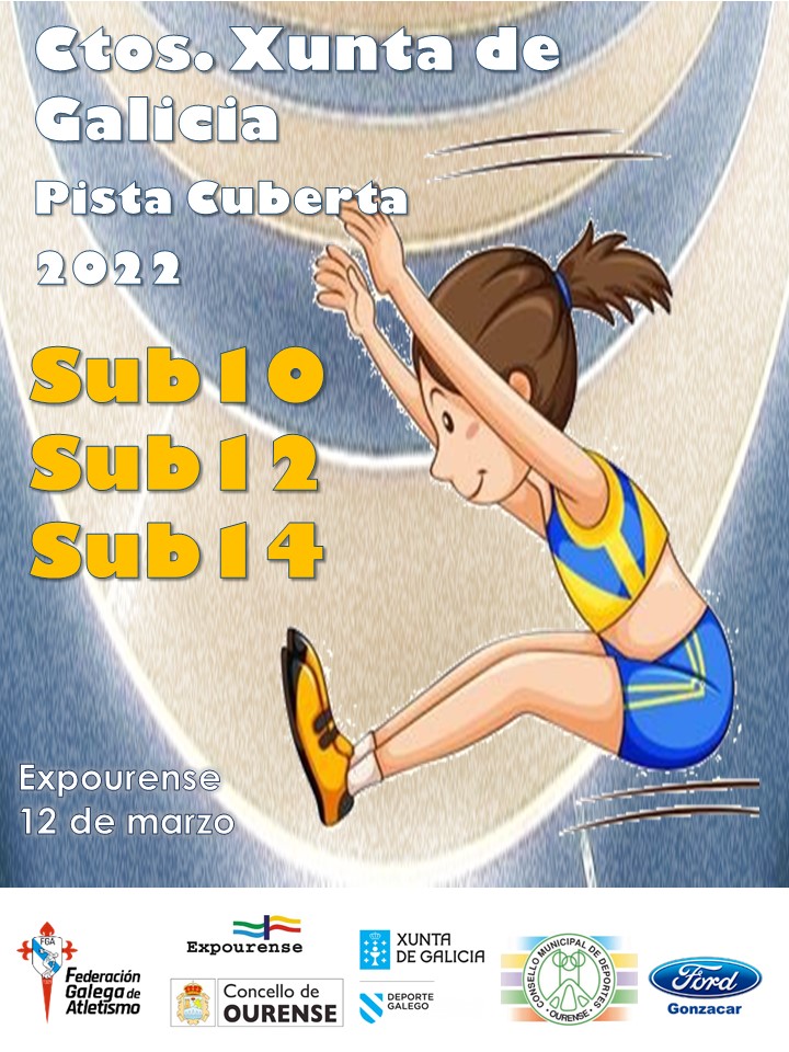 XV Campionato Xunta de Galicia Sub10 – Sub12 – Sub14 en Pista Cuberta
