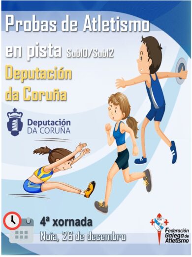 IV Xornada. Probas de Atletismo en Pista Deputación da Coruña
