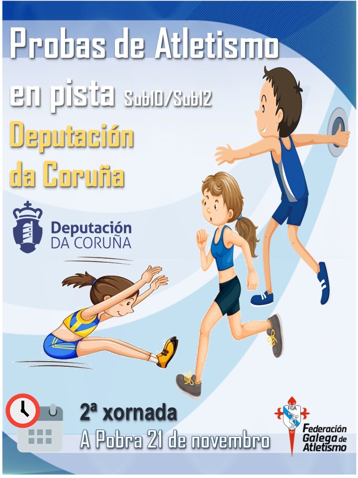 I Xornada. Probas de Atletismo en Pista Deputación da Coruña
