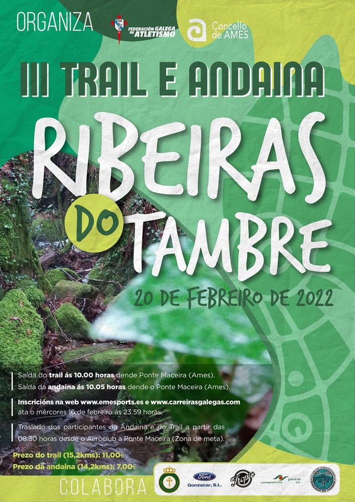 III Trail e Andaina Ribeiras do Tambre – Concello de Ames