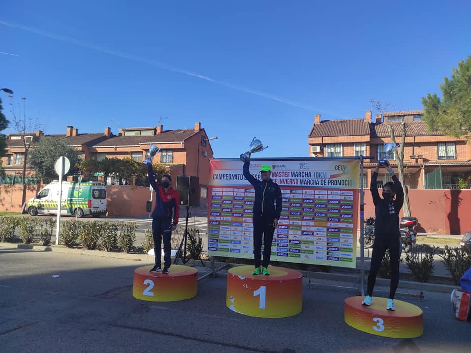 Catro medallas no nacional de marcha de inverno e un récord absoluto