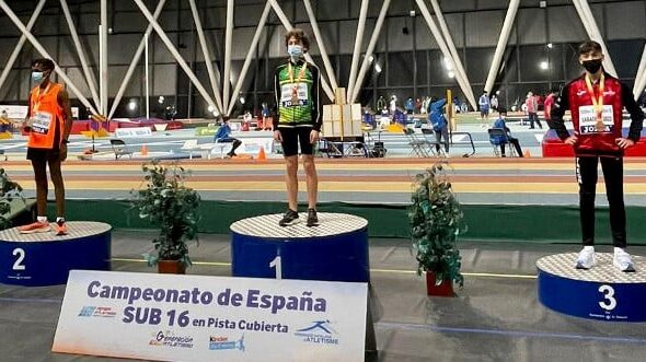 Formidable Campionato de España Sub16 de pista cuberta