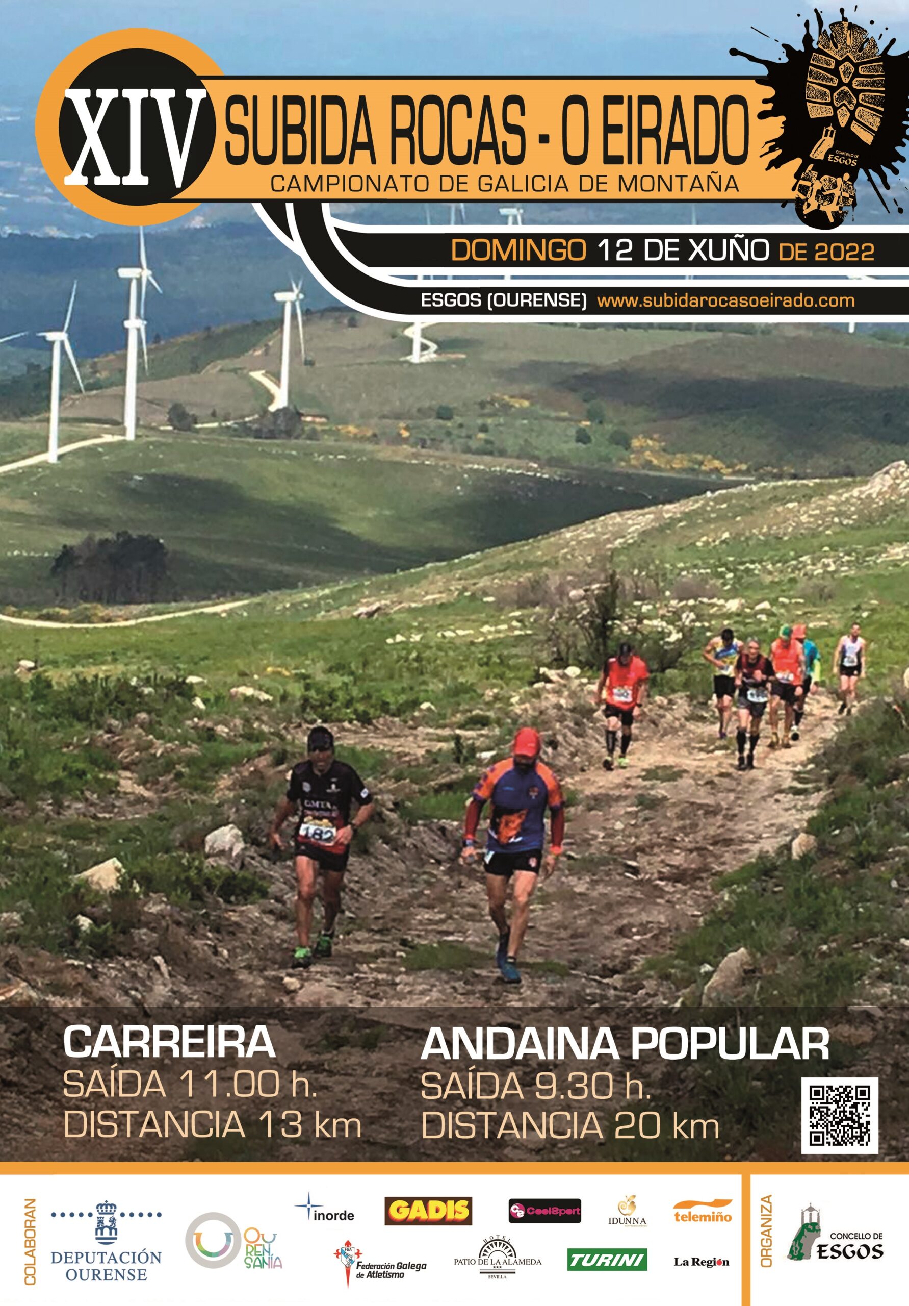 XIV Campionato Xunta de Galicia Trail Running Subespecialidade Carreiras de Montaña