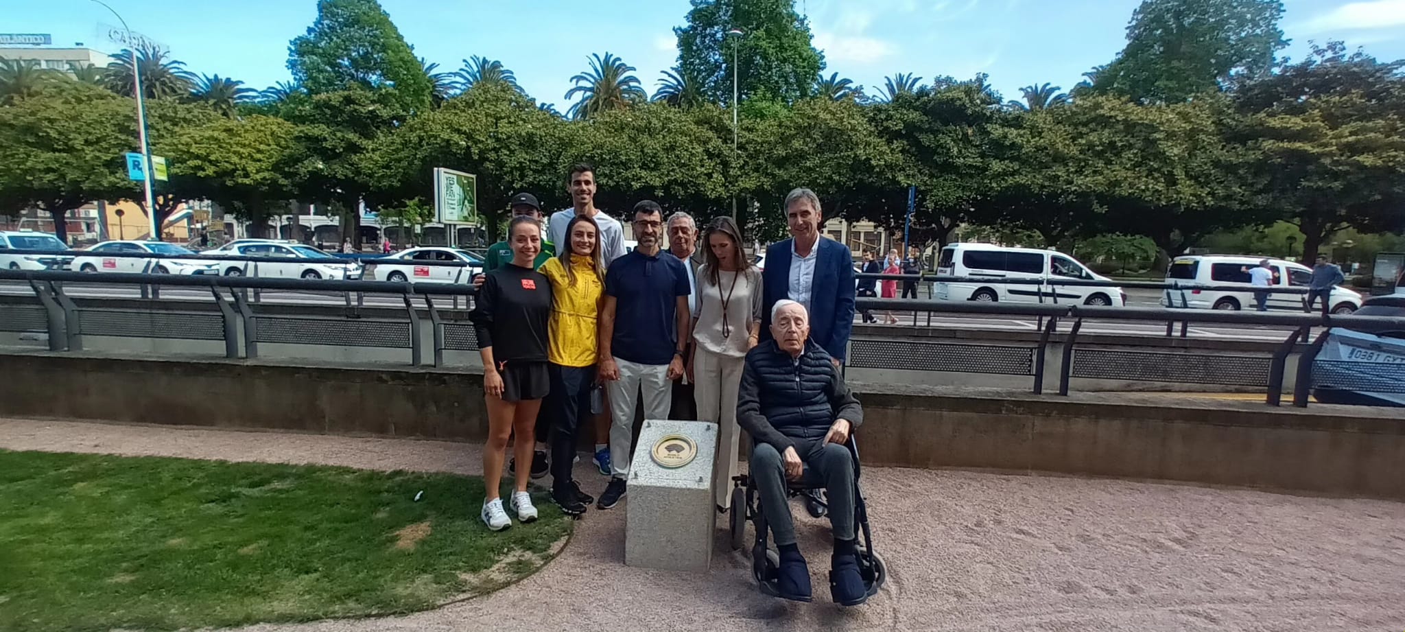 A Placa Patrimonio Mundial do Atletismo xa luce nos Cantóns