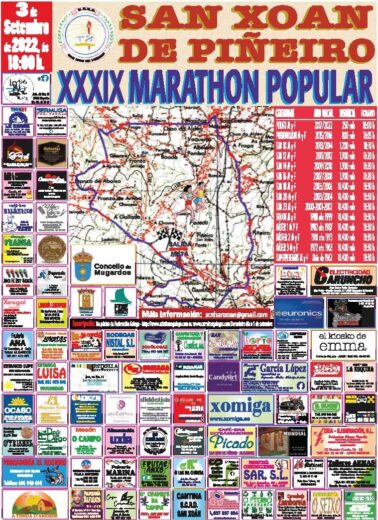 XXXIX Maratón Popular San Xoán de Piñeiro