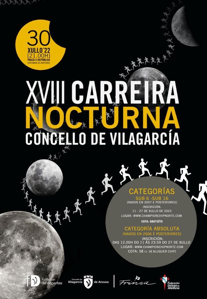 XVIII Carreira Nocturna Concello de Vilagarcía