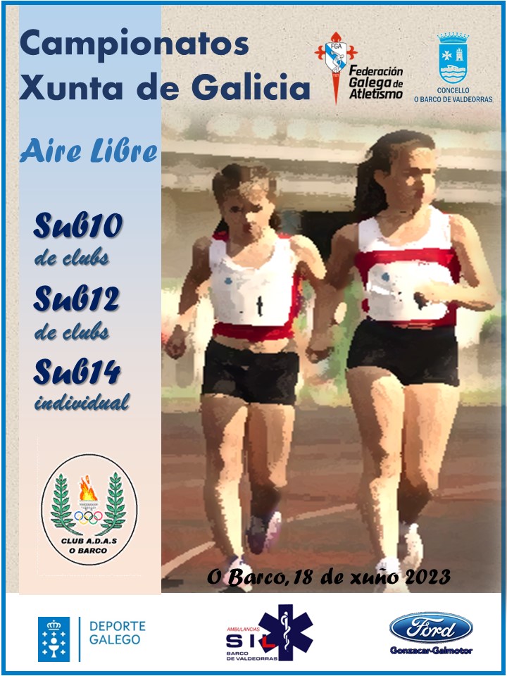 XVI Campionato Xunta de Galicia Sub14 en Pista ao Aire Libre